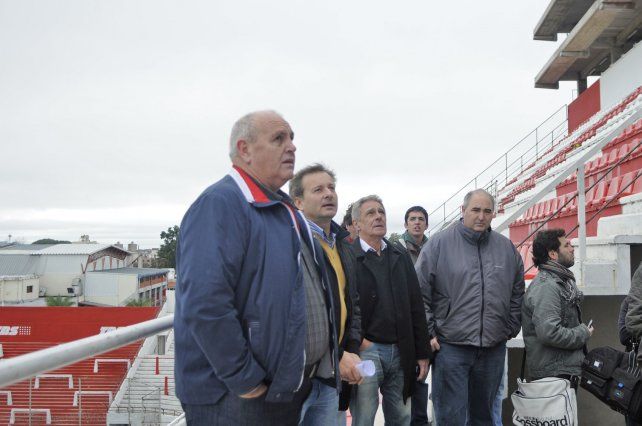 Uno de los principales adelantos de Luis Spahn ser&aacute; el plan de obra de la tribuna sur del estadio de Uni&oacute;n.