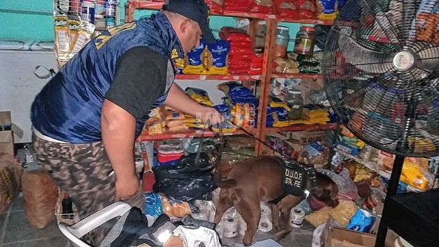 Allanamiento en Varadero Sarsotti.