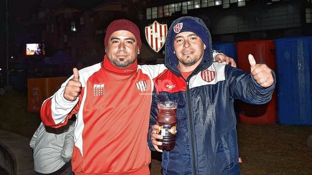La previa de los hinchas de Uni&oacute;n.