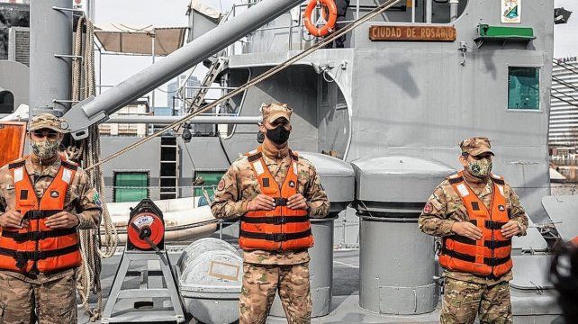 Llegan dos buques sanitarios de la Armada a Santa Fe