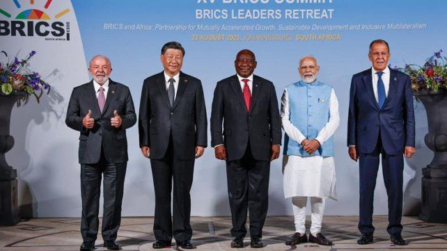 Los Brics, el grupo de economías emergentes que integran Brasil, Rusia, la India, China y Sudáfrica y a la cual ingresó Argentina
