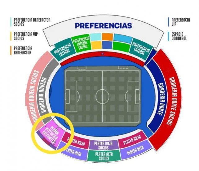 Los hinchas de Colón tendrán 2000 entradas a disposición en La Olla de Cerro Porteño.