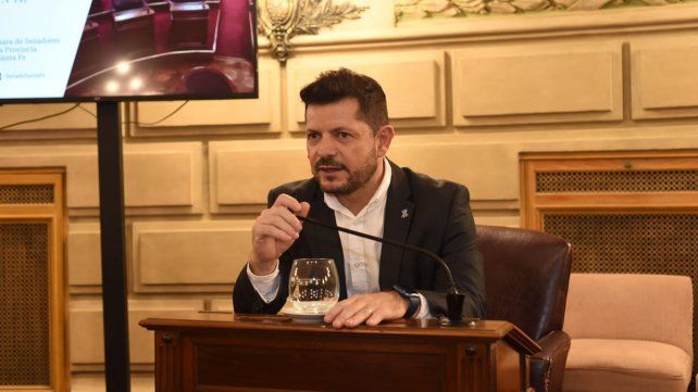 Marcos Castelló, actual senador por La Capital y candidato a renovar la banca en septiembre