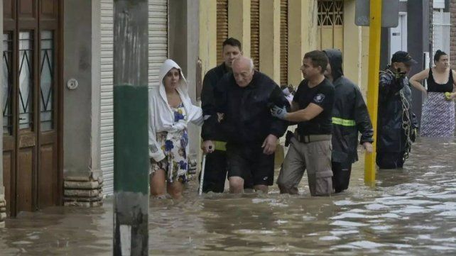 Imágenes de las inundaciones en Bahía Blanca