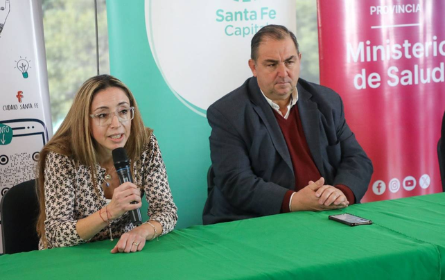 La directora del Cudaio, Cecilia Andrada, y el intendente Poletti, destacaron la importancia de la donación de órganos.