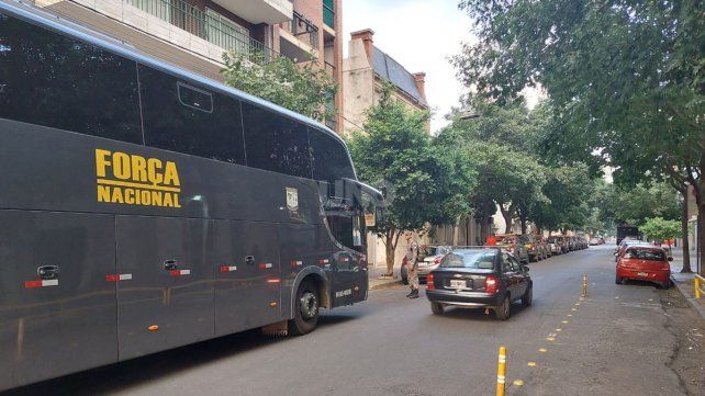 Fuerzas policiales de Brasil en Santa Fe 