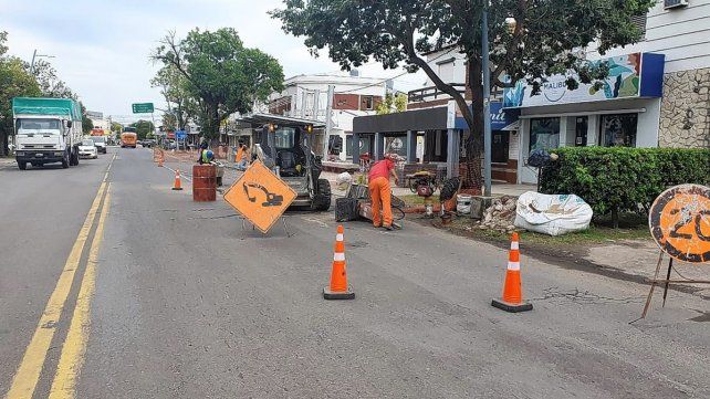 Santo Tome. Se busca consolidar la infraestructura vial en un sector de mucho desgaste generado por los colectivos de gran porte que estacionan y transitan a diario.