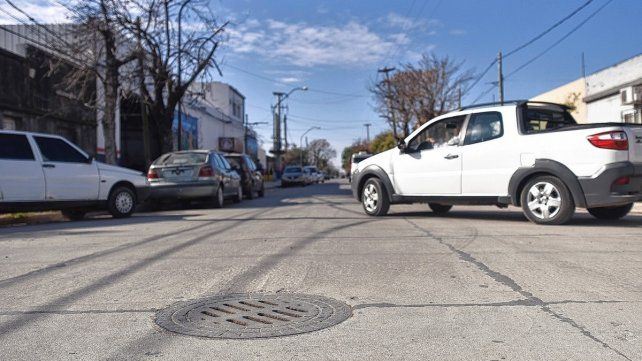 La obra del desagüe Espora 