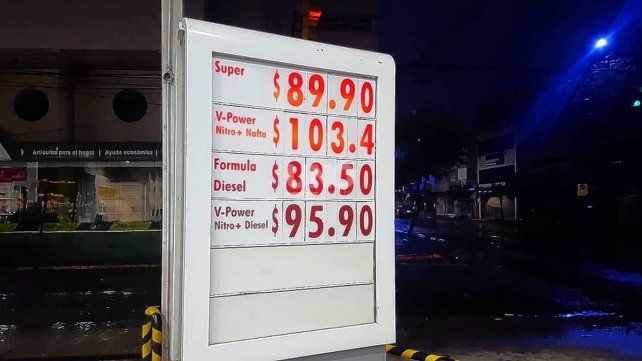Aumento de los combustibles de Shell al 16 d emarzo.