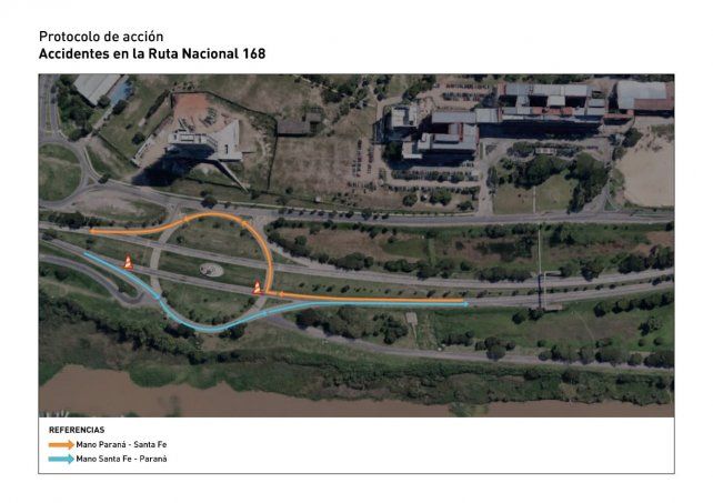 Ruta 168. El protocolo ante accidentes existente que piden implementar. 