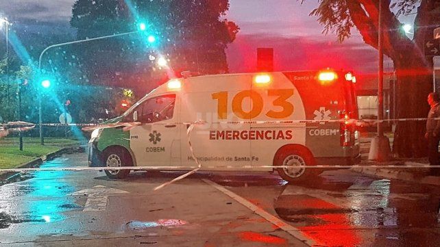 Árboles caídos en la ciudad por los fuertes vientos 