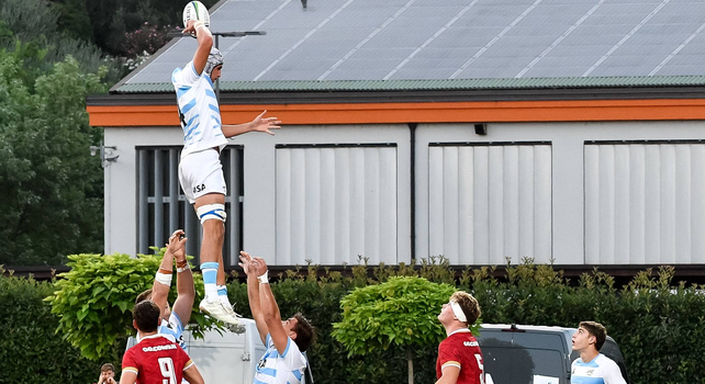 En el primer partido del Mundial Sub 20, la selección argentina de rugby superó a Gales por 34-27.