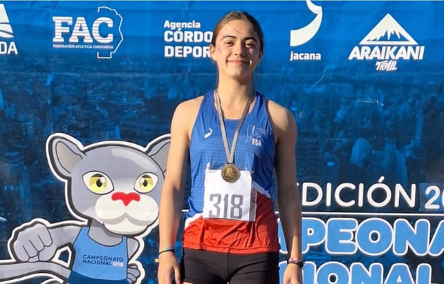 Merke tiene 15 años y se consagró campeona Nacional U16 en Córdoba.