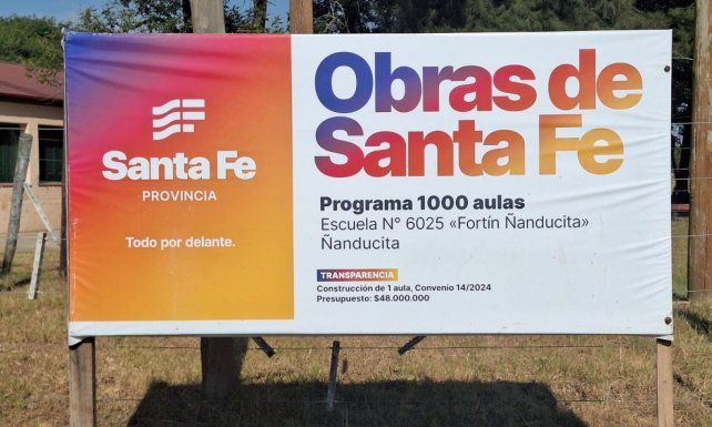 Ñanducita: Avances en infraestructura escolar