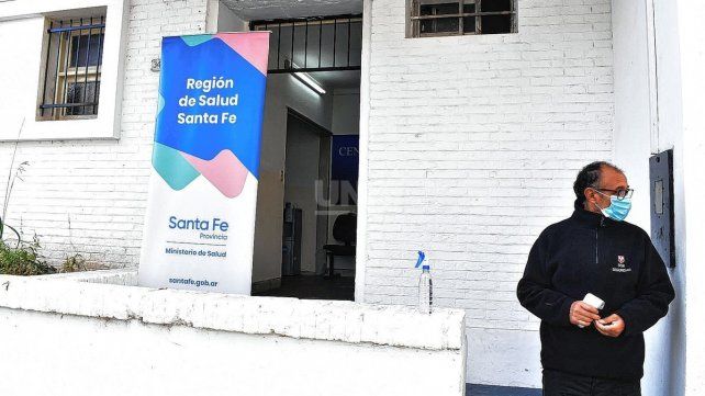 El vacunatorio que funciona en el viejo hospital Iturraspe en la ciudad de Santa Fe