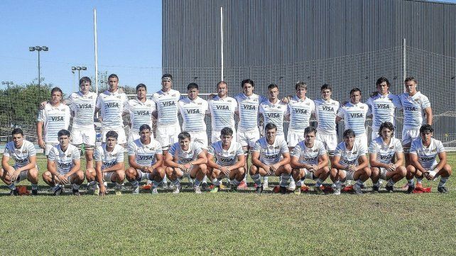 El plantel de Argentina Blanco contó con la presencia del segunda línea de Santa Fe Rugby, Bautista Benavides.