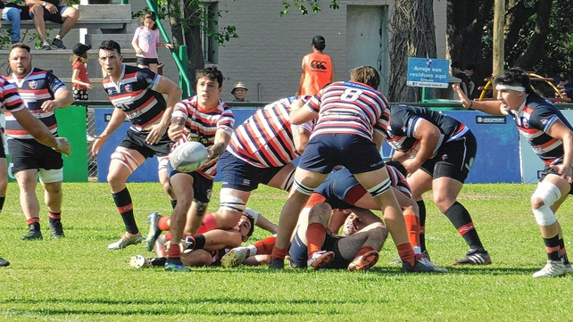 Santiago Quirelli tuvo un buen rendimiento en el elenco santafesino en el triunfo ante los villamarienses.