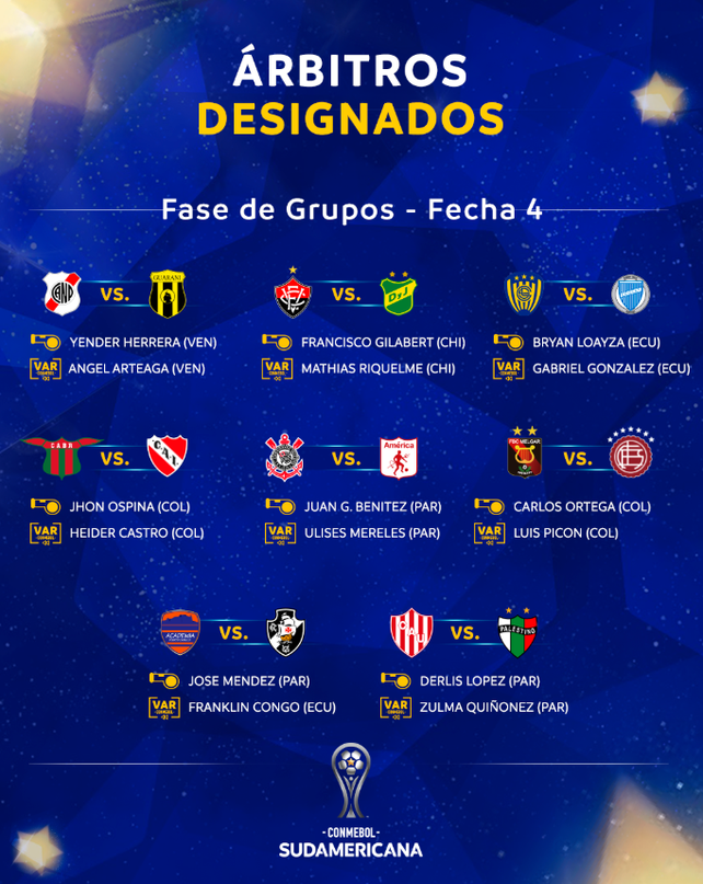 Derlis L&oacute;pez controlar&aacute;s las acciones entre Uni&oacute;n y Palestino.