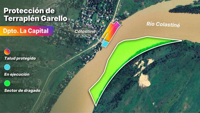 Avanza la etapa final del Terraplén Garello, una obra clave para proteger a Santa Fe Avanza la etapa final del Terraplén Garello, una obra clave para proteger a Santa Fe