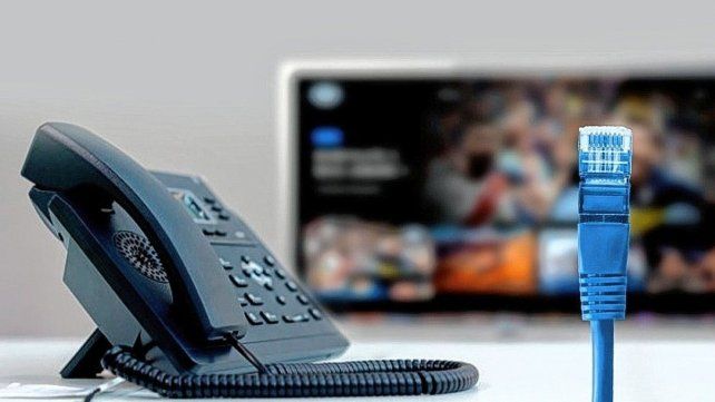 Servicio de telefonía, cable e internet