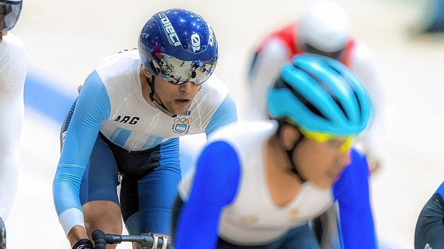 El bonaerense Tom&aacute;s Contte gan&oacute; la medalla de oro en la especialidad &Oacute;mnium en ciclismo pista.