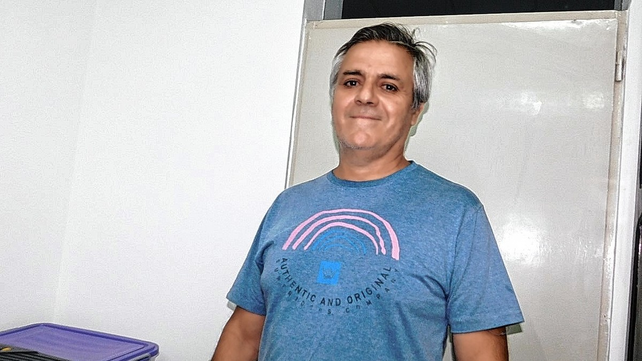 El dirigente Cuervo resalt&oacute; que el comienzo de las obras en la cancha de hockey era un anhelo muy esperado.