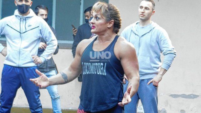 En el cuartel de los Bomberos Zapadores, Locomotora Oliveras destac&oacute; que es muy importante el boxeo para el trabajo de bomberos y efectivos policiales.