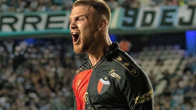 Lucas Beltrán jugará un partido especial ante River, dueño de su pase. Foto: prensa Colón