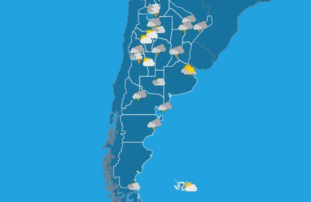 Un s&aacute;bado a puro sol, con mucho calor y con probabilidades de lluvias y tormentas.