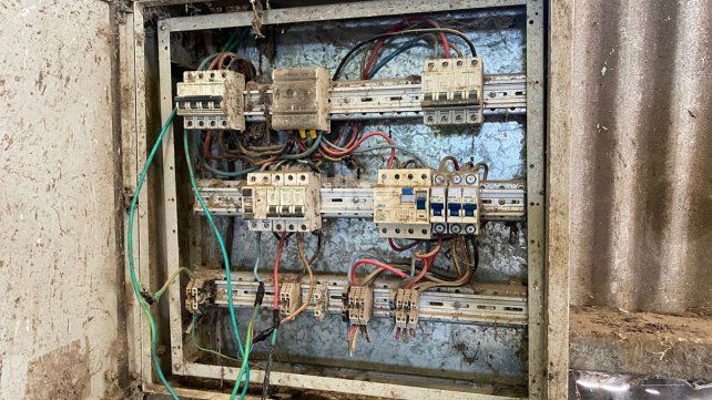 Parte de los elementos robados