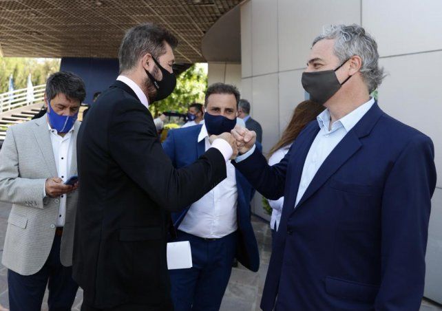 Marcelo Tinelli vivi&oacute; con entusiasmo el sorteo de la Copa Liga Profesional. Foto: @LigaAFA