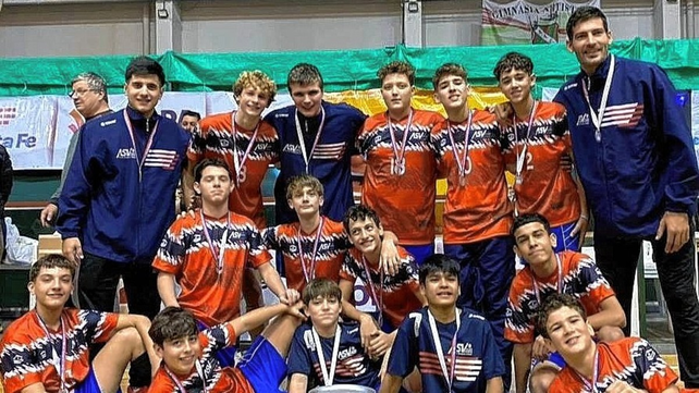 El equipo masculino de la Asociaci&oacute;n Santafesina de V&oacute;leibol fue subcampe&oacute;n del Interasociaciones Sub 14 en Las Parejas.