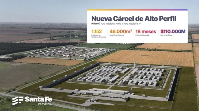 Así será la cárcel de alto perfil que se construirá en Santa Fe