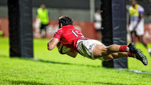 Dogos XV venci&oacute; a Cobras Brasil Rugby por 31-9 y es l&iacute;der junto a Pampas.&nbsp; &nbsp;