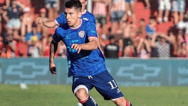 Mateo Del Blanco cerró con buenos números su tarea con Unión frente a Atlético Tucumán.