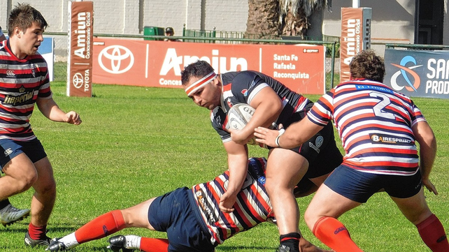 San Mart&iacute;n de Villa Mar&iacute;a fue un duro rival, pero Santa Fe Rugby lo derrot&oacute; con autoridad.