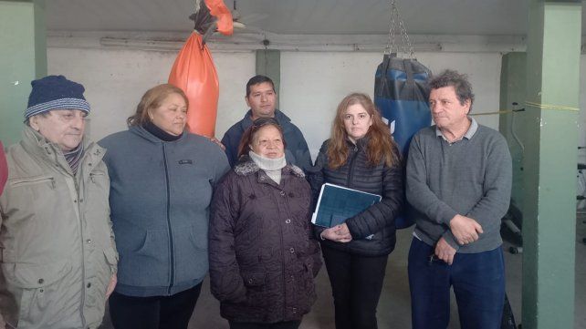 Integrantes de las vecinales del suroeste de la ciudad de Santa Fe  