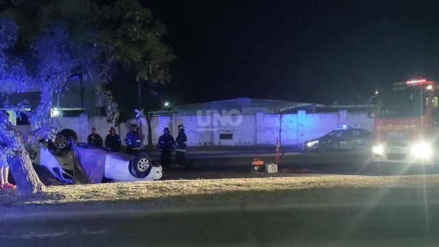 El hecho sucedió alrededor de las 4.30 sobre Alem a la altura de Vélez Sarsfield.