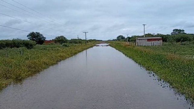  Sin solución al anegamiento sobre la Ruta 98-S: crece el riesgo de aislamiento en la zona de Garabato. 