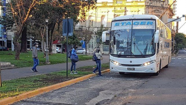 La Plaza España será una termina alternativa mientras se mantiene el bloqueo por parte de los transportistas.