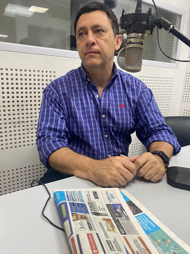 Gustavo Abraham habló con UNO 106.3 ante de las elecciones en Colón.
