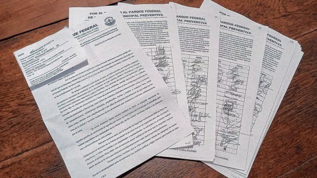 La Asociación Parque Federal ingresó a la Municipalidad de Santa Fe una nota acompañada de 1.160 adhesiones de vecinos y usuarios reiterando el pedido de que se vuelva a instalar el destacamento permanente de la GSI en ese espacio verde.