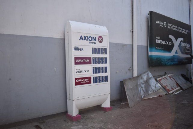 Los valores de los combustible en Axion 