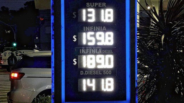 Los nuevos preciso del gasoil.